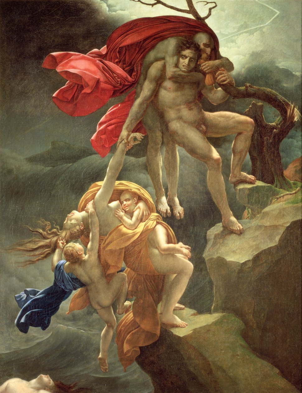 O Dilúvio, c.1806 de Anne Louis Girodet de Roucy Trioson