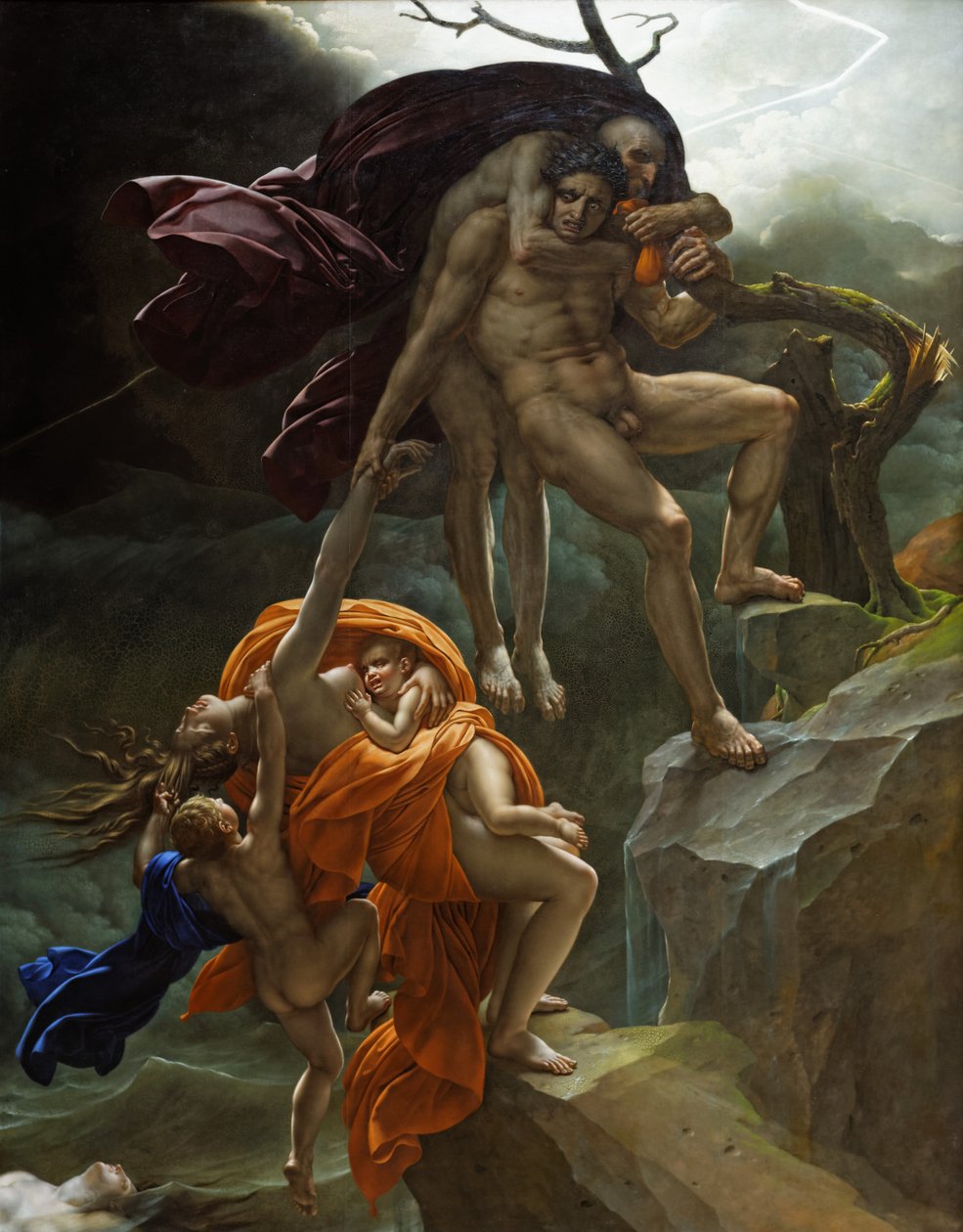 Uma cena de dilúvio de Anne Louis Girodet de Roussy Trioson
