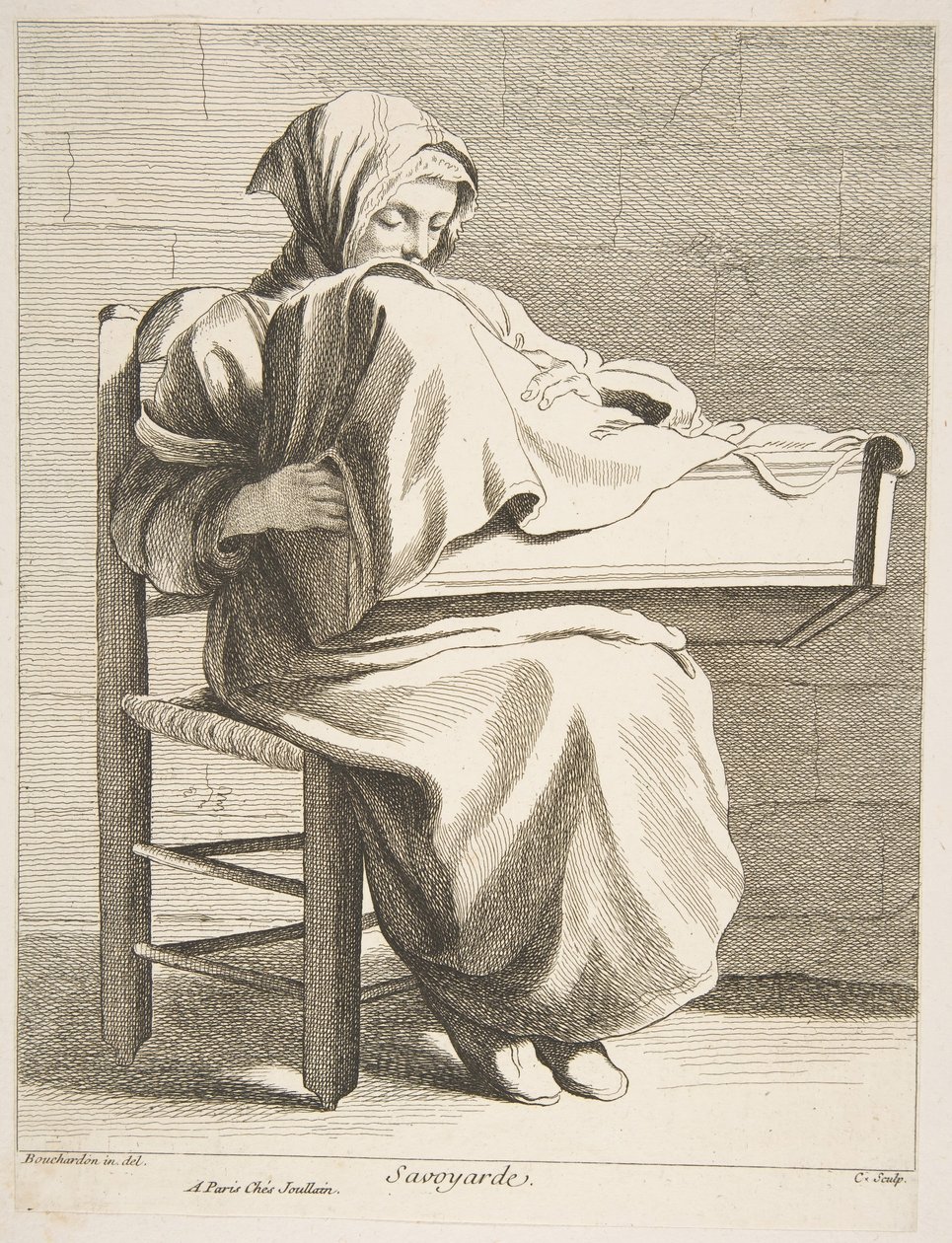 Uma mulher de Savoy, 1737. de Anne Claude Philippe de Caylus