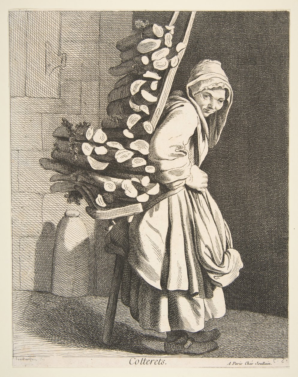 Vendedor de Lenha, 1746. de Anne Claude Philippe de Caylus