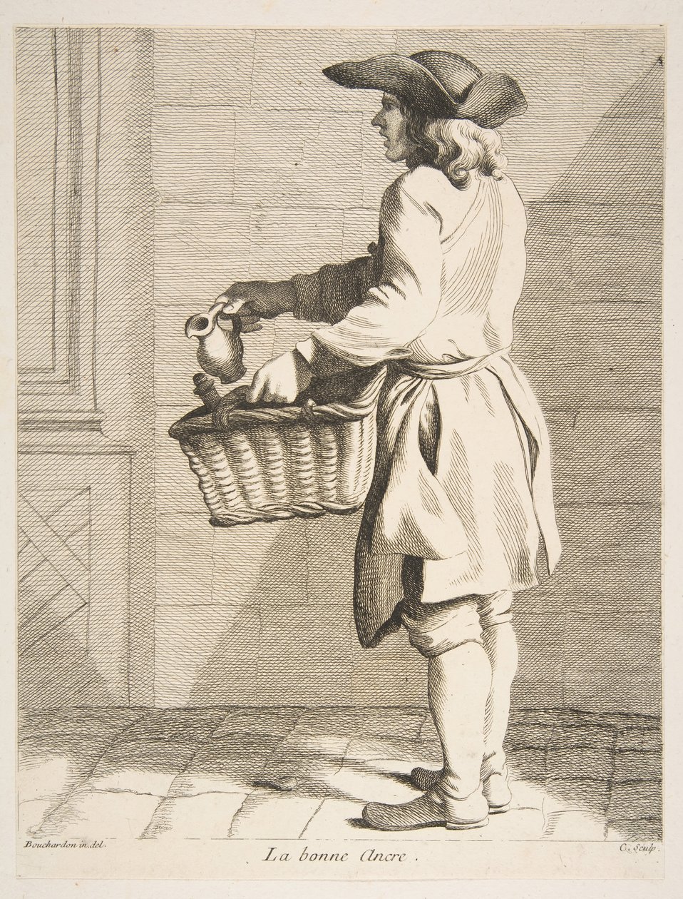 Vendedor de tintas, 1746. de Anne Claude Philippe de Caylus