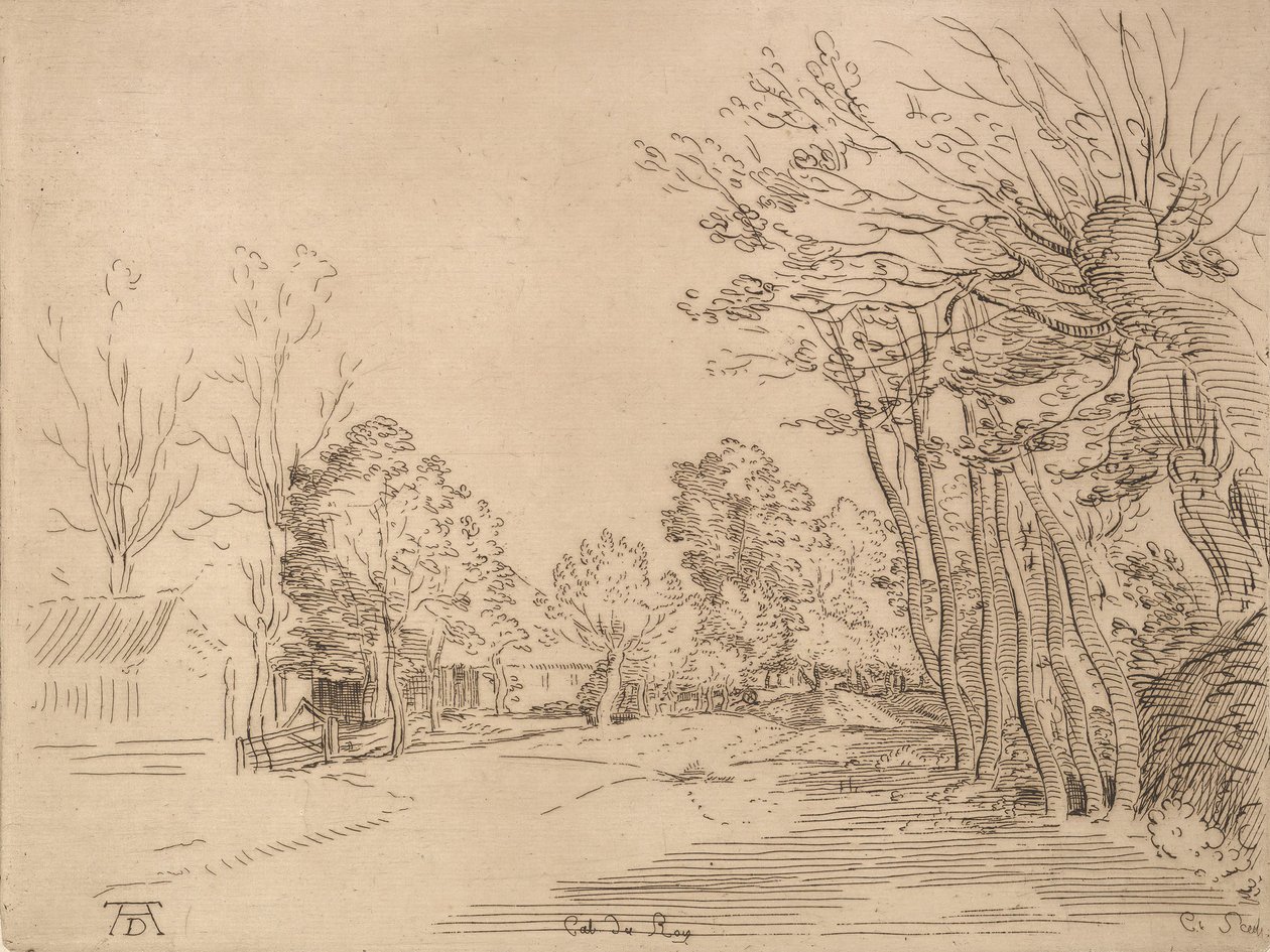 Paisagem após Durer.nd de Anne Claude Philippe de Caylus