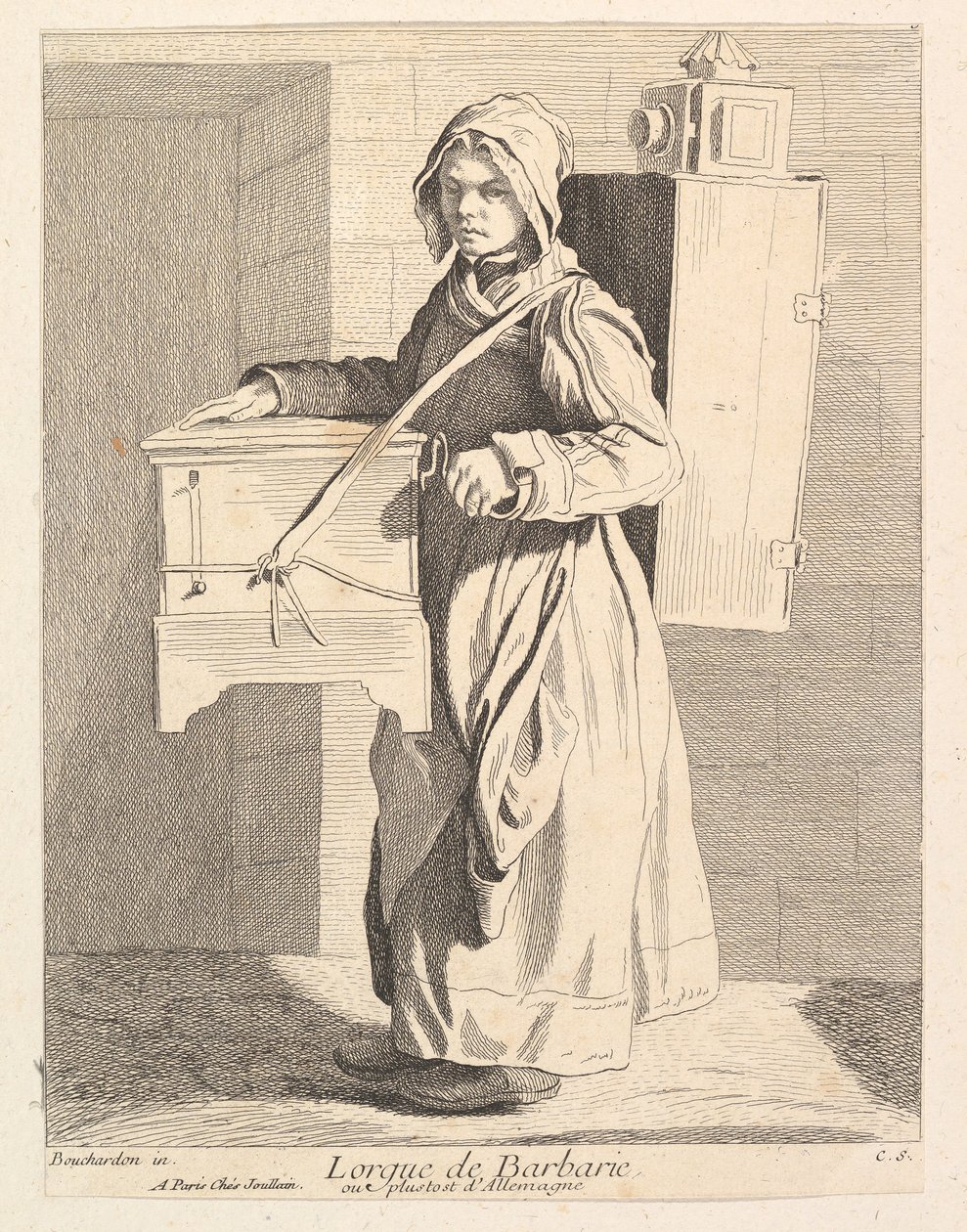 Moedor de órgãos, 1737. de Anne Claude Philippe de Caylus