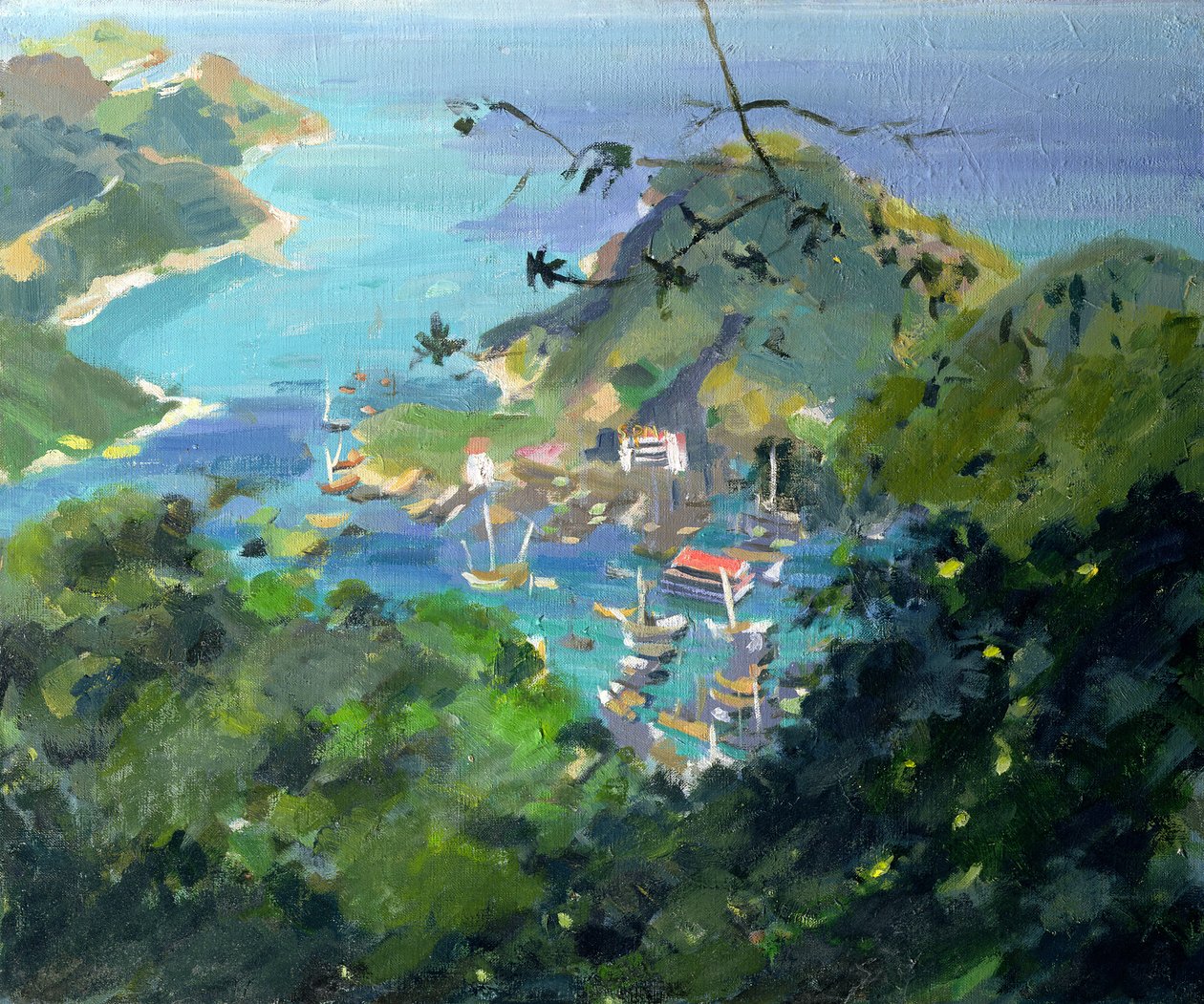 Vista, de, aberdeen, de, a, pico, hong kong de Anne Durham