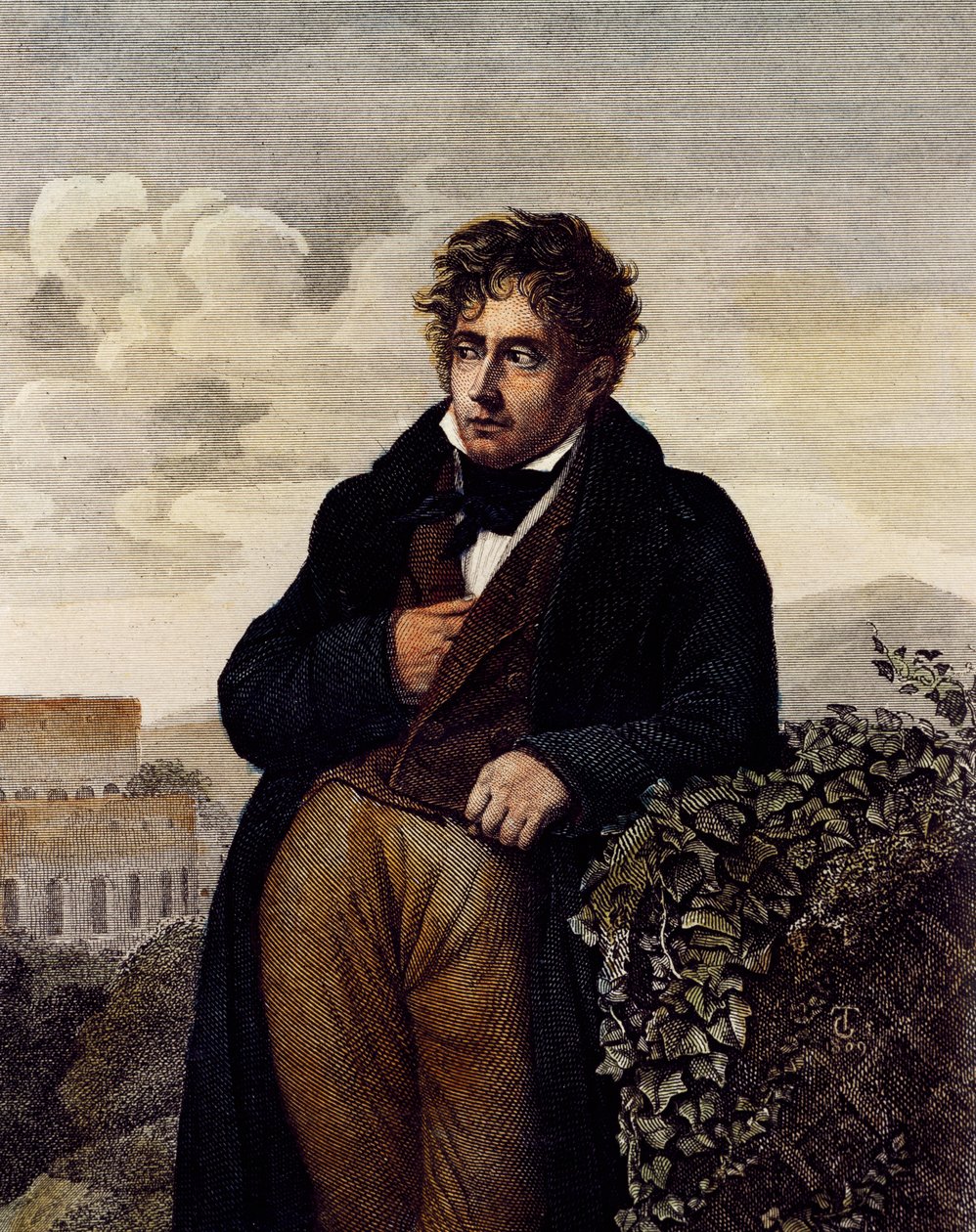 Retrato de François-Rene de Chateaubriand (Saint-Malo de Anne Louis (after) Girodet de Roucy Trioson