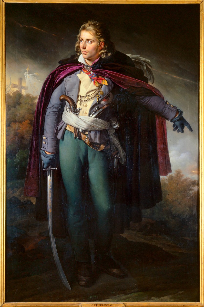 Retrato de Jacques Cathelineau (1759 - 1793) generalissime Vendeen de Anne Louis Girodet de Roucy Trioson