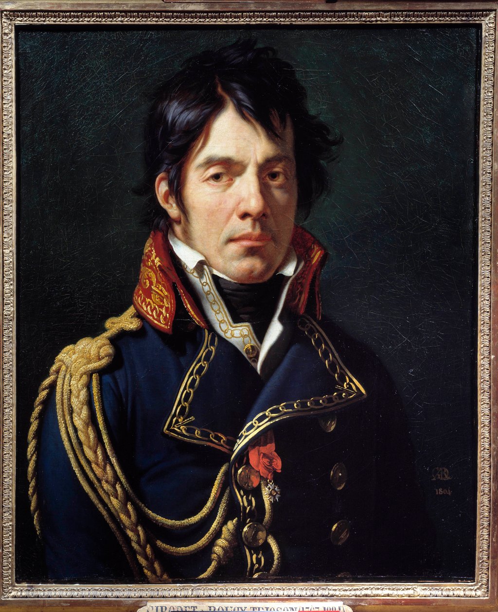 Dominique-Jean Larrey - "Retrato do Barão Jean Dominique Larrey, cirurgião-chefe do exército egípcio e inventor da ambulância". Pintura de Anne Louis Girodet de Roucy-Trioson (Anne-Louis Girodet de Roucy Trioson de Anne Louis Girodet de Roucy Trioson