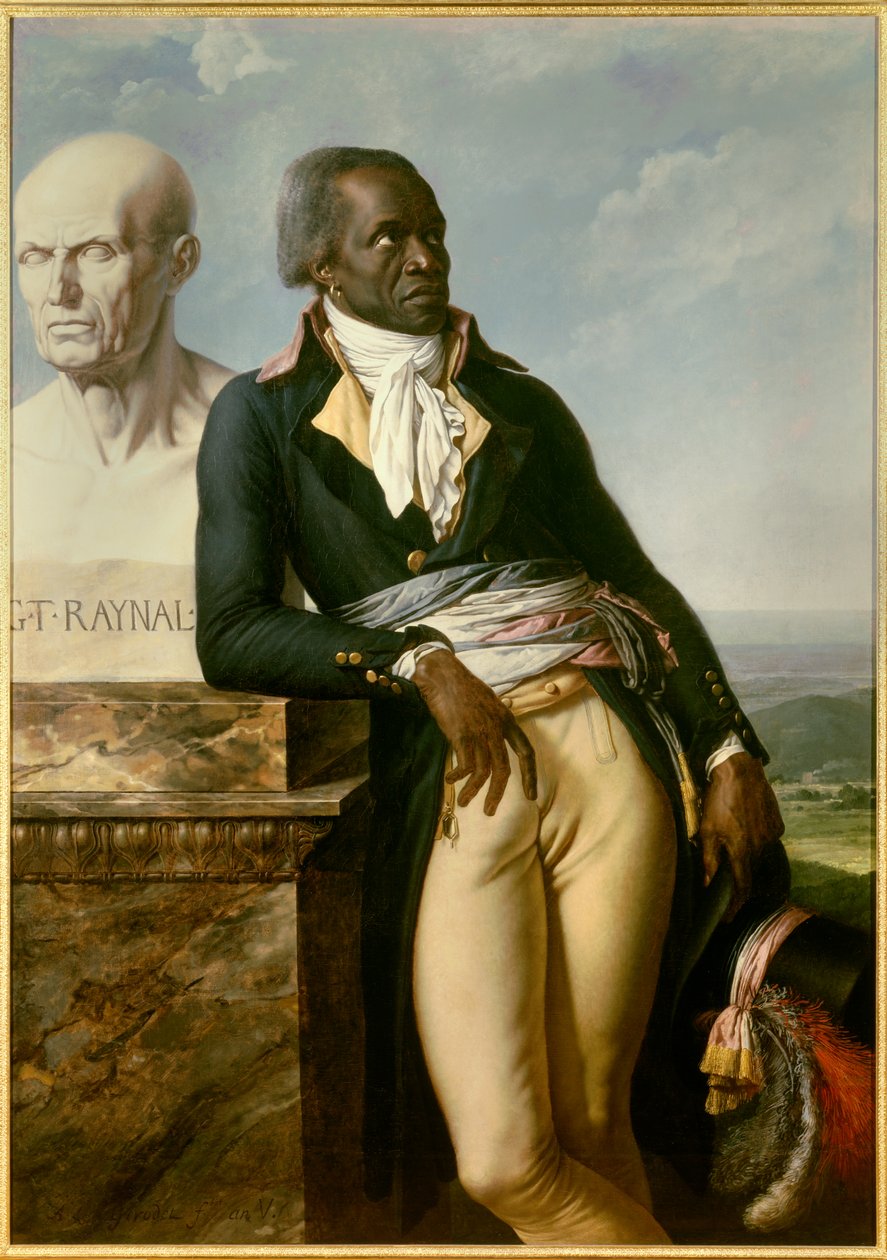 Revolução Francesa: "Retrato de Jean Baptiste Belley, Depute of Santo Domingo (Santo Domingo) at the Convention (1747-1805)" Pintura de Anne Louis Girodet de Roucy-Trioson (Anne-Louis Girodet de Roucy Trioson de Anne Louis Girodet de Roucy Trioson