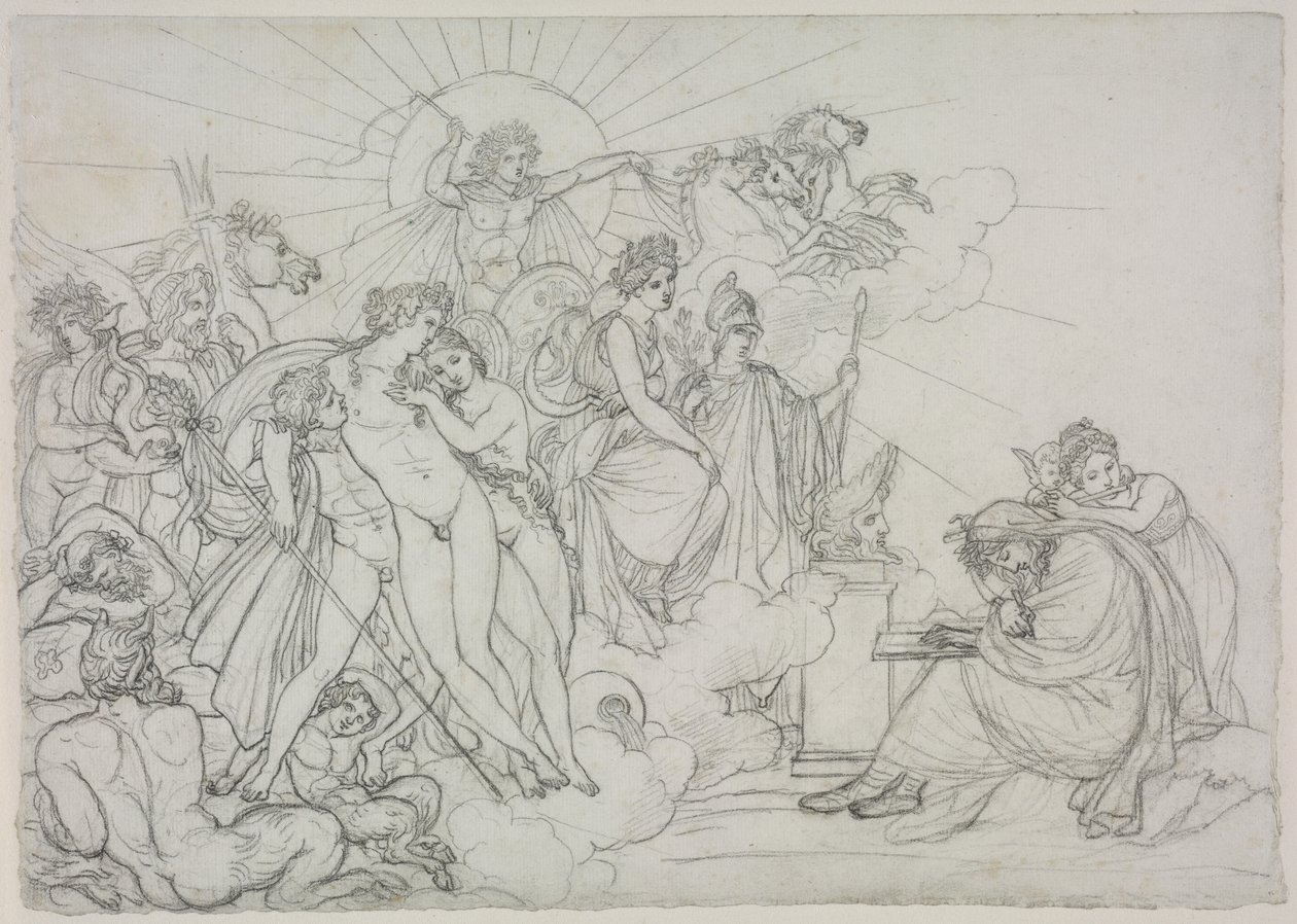 Invocação às Divindades que presidem a Agricultura desde as "Geórgicas" de Virgílio de Anne Louis Girodet de Roucy Trioson