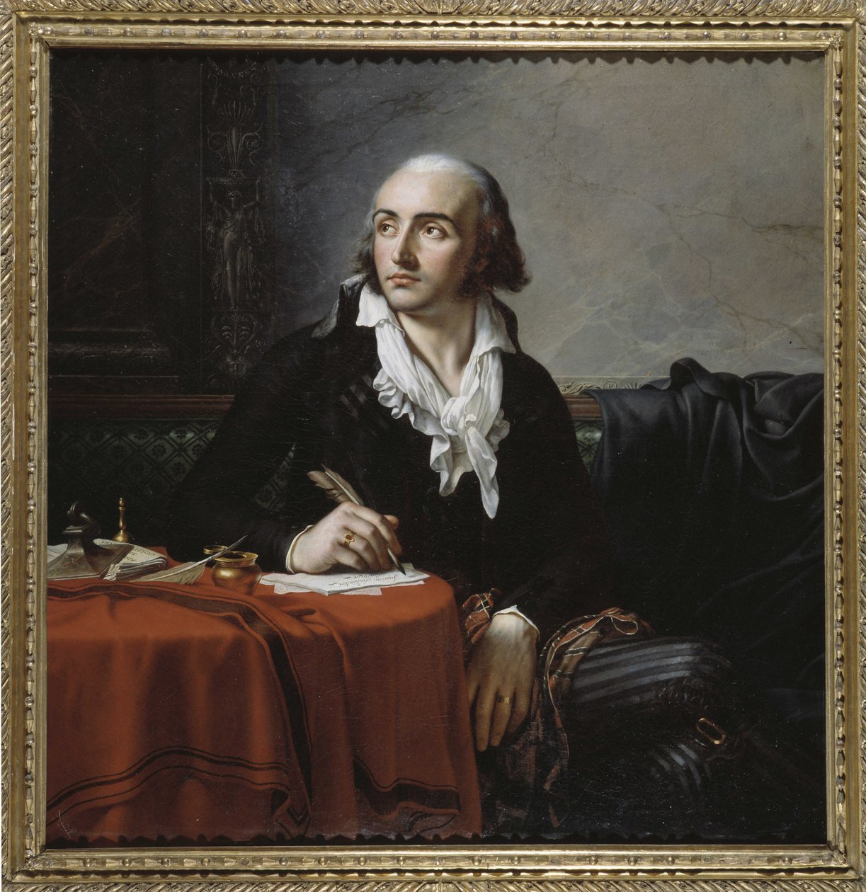 Retrato de Giuseppe Fravega, revolucionário italiano de Anne Louis Girodet de Roucy Trioson
