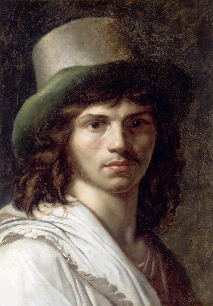 Autorretrato, 1795. de Anne Louis Girodet de Roucy Trioson