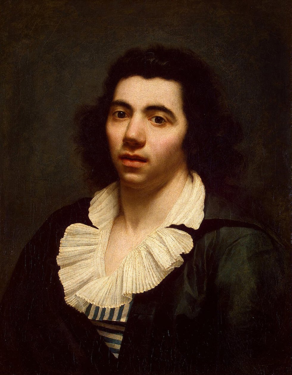 Auto-retrato, início do século XIX. de Anne Louis Girodet de Roucy Trioson