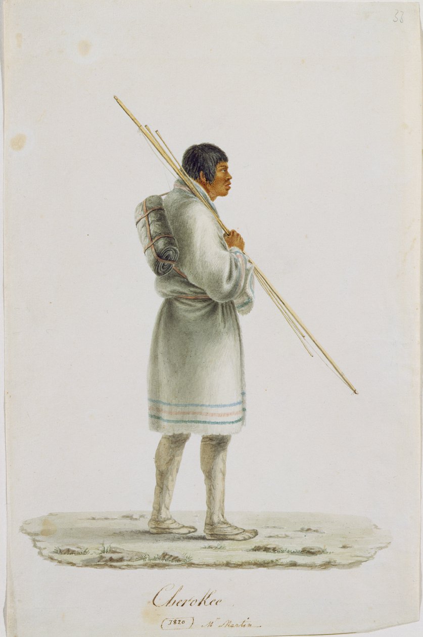 Cherokee, 1820 de Anne Marguerite Hyde de Neuville