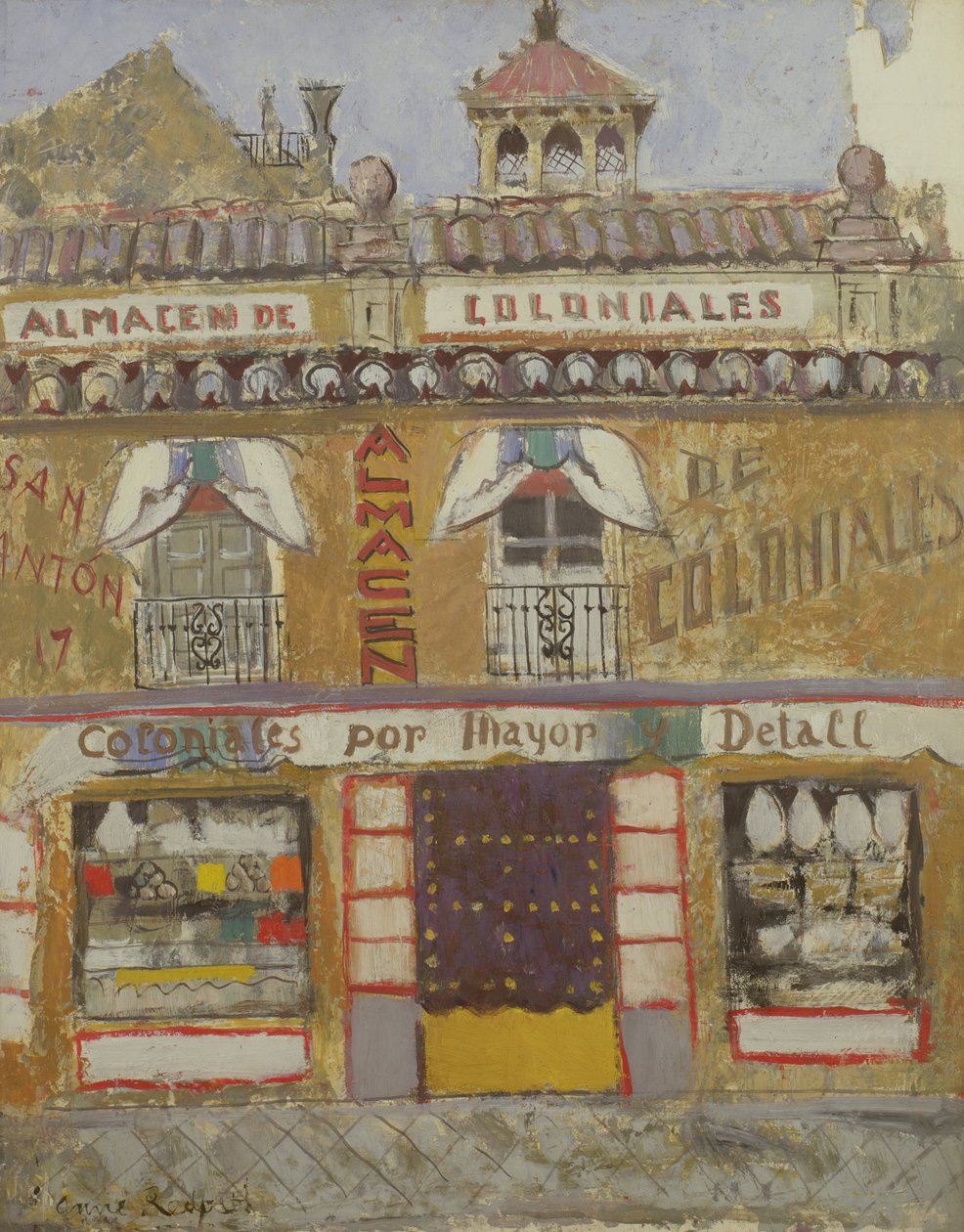 Uma Frente de Loja, Granada de Anne Redpath