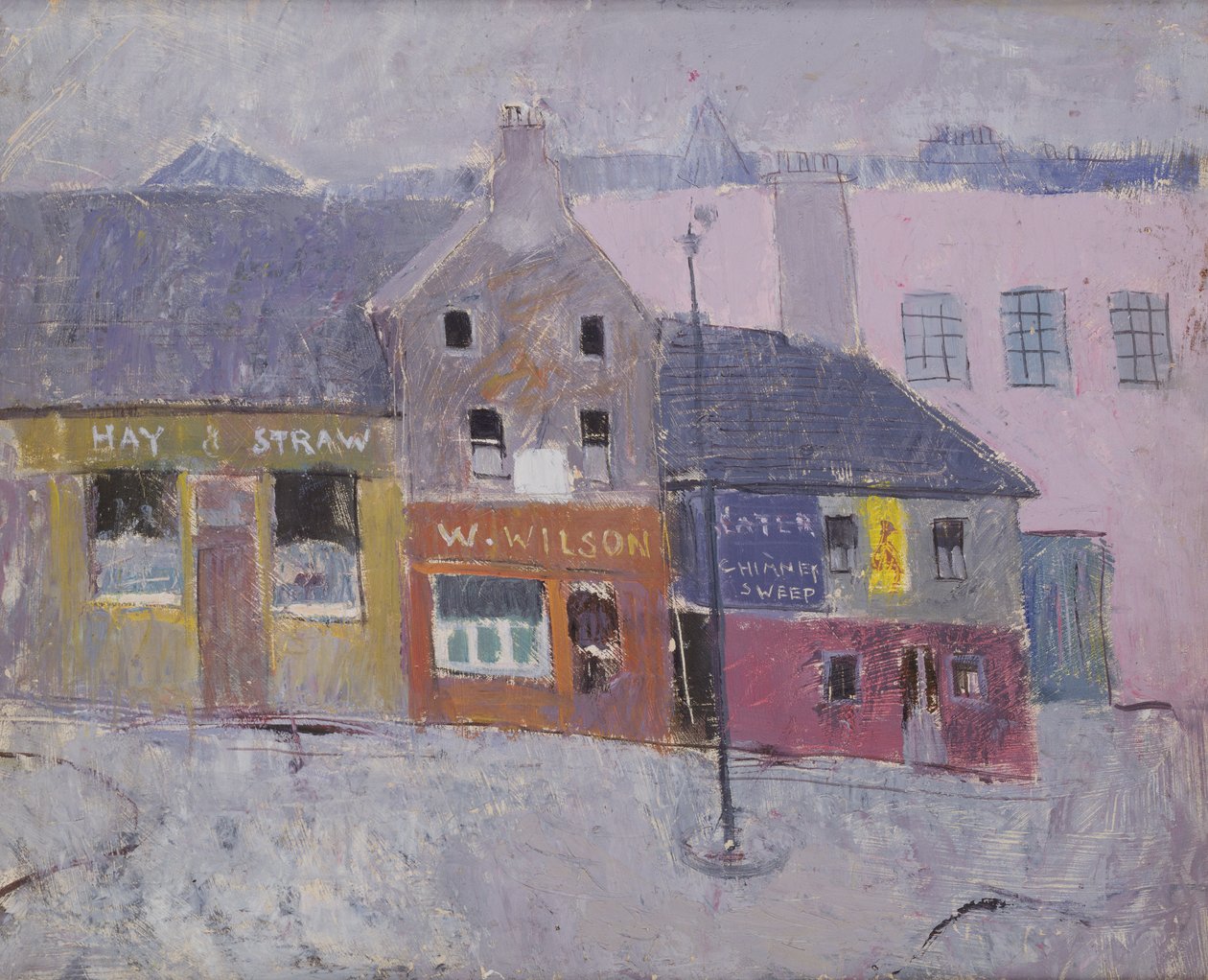 Causewayside, Edinburgh, c.1950 (óleo sobre tela) de Anne Redpath