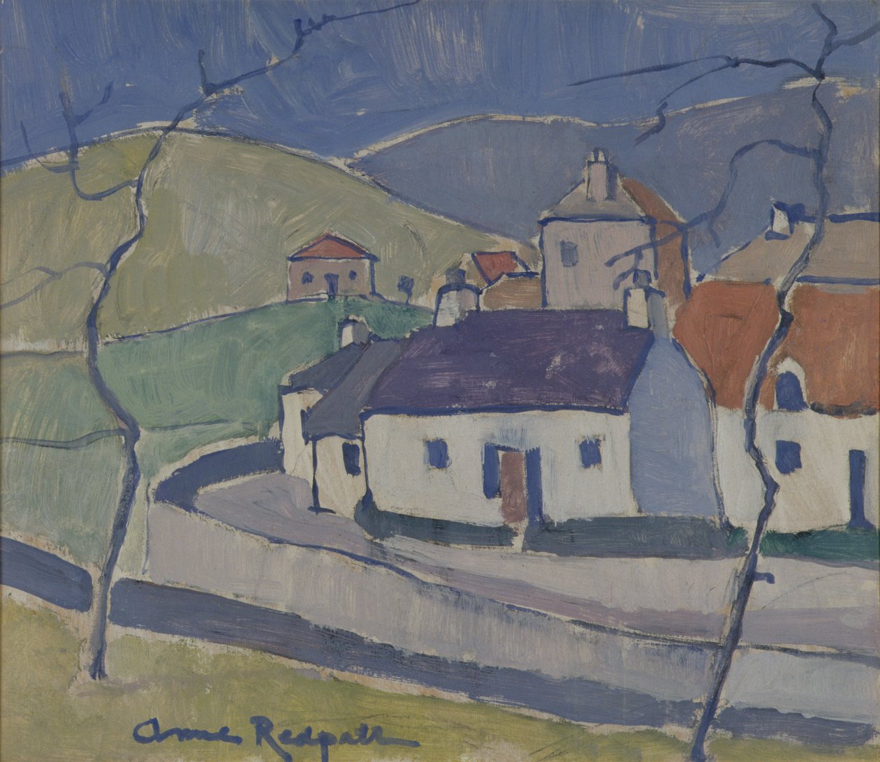 Fazenda em Ruberslaw de Anne Redpath