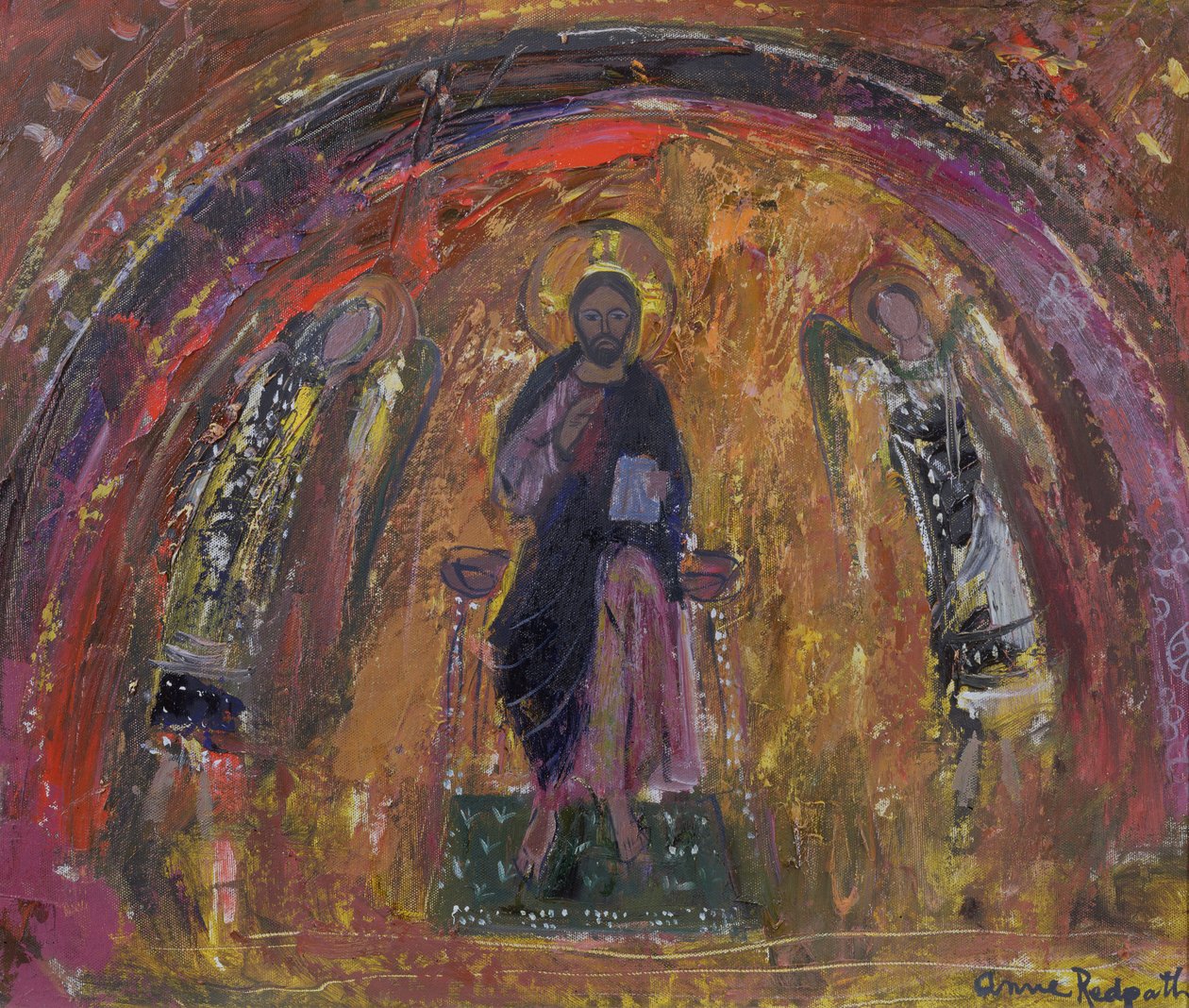 Numa Capela, Torcello (óleo sobre tela) de Anne Redpath