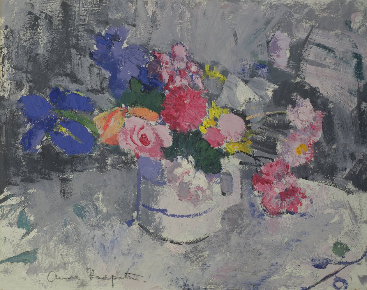 Summer Flowers, c.1942 (óleo a bordo) de Anne Redpath