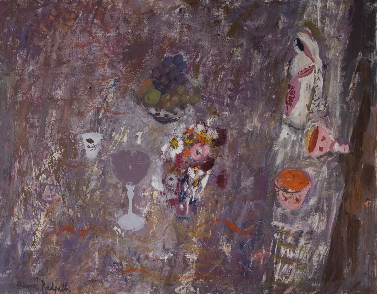 A figura mexicana, c.1962 (óleo sobre tela) de Anne Redpath