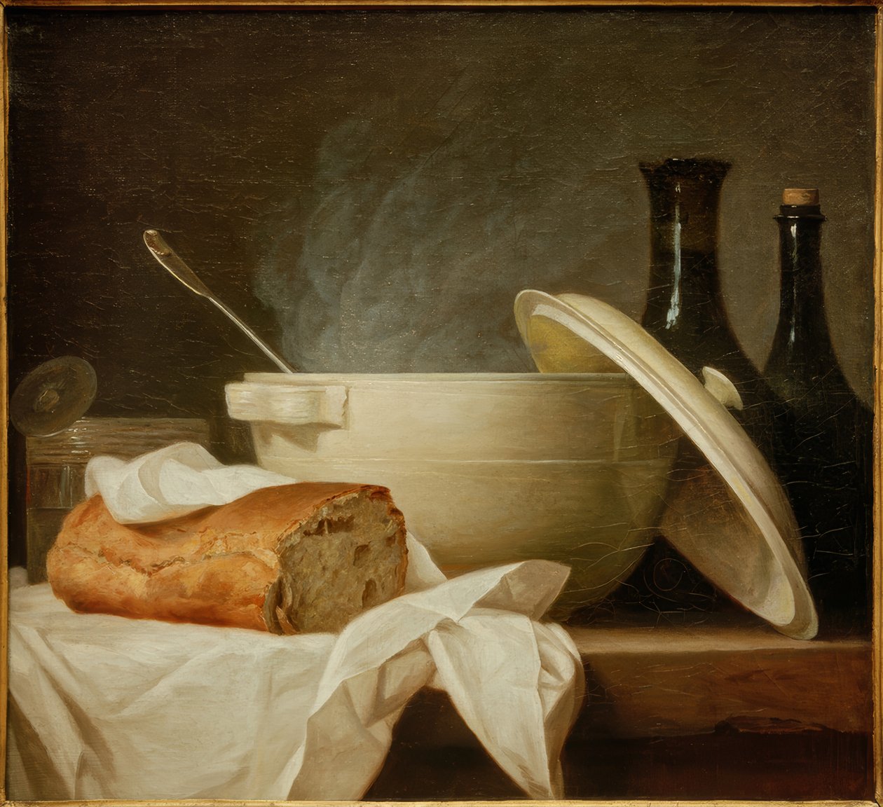 A terrina branca de Anne Vallayer Coster