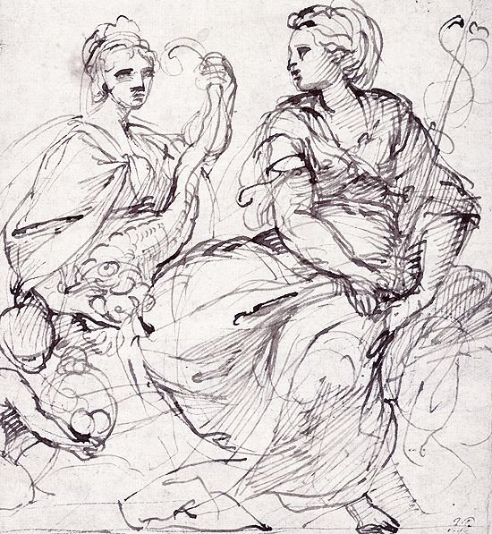 Abundância e Felicidade de Annibale Carracci