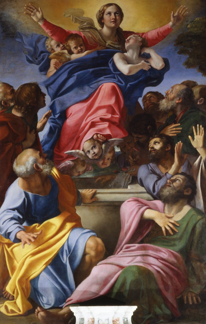 Assunção da Virgem, 1600-01 de Annibale Carracci