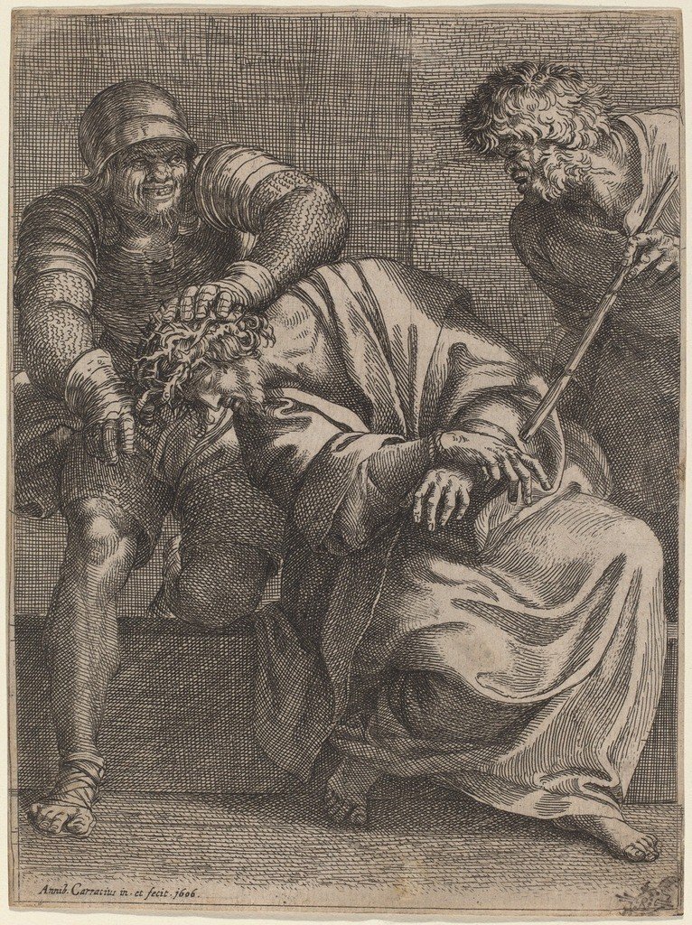 Coroa de espinhos de Annibale Carracci
