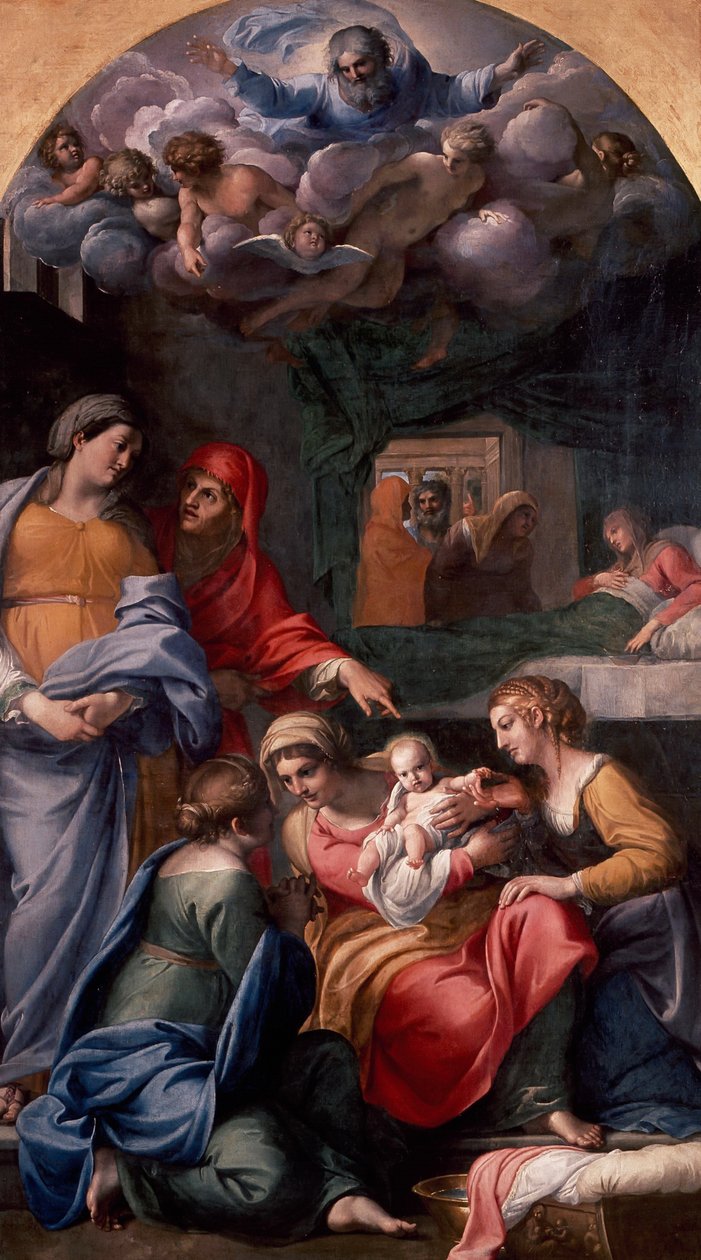 Natividade da Virgem de Annibale Carracci