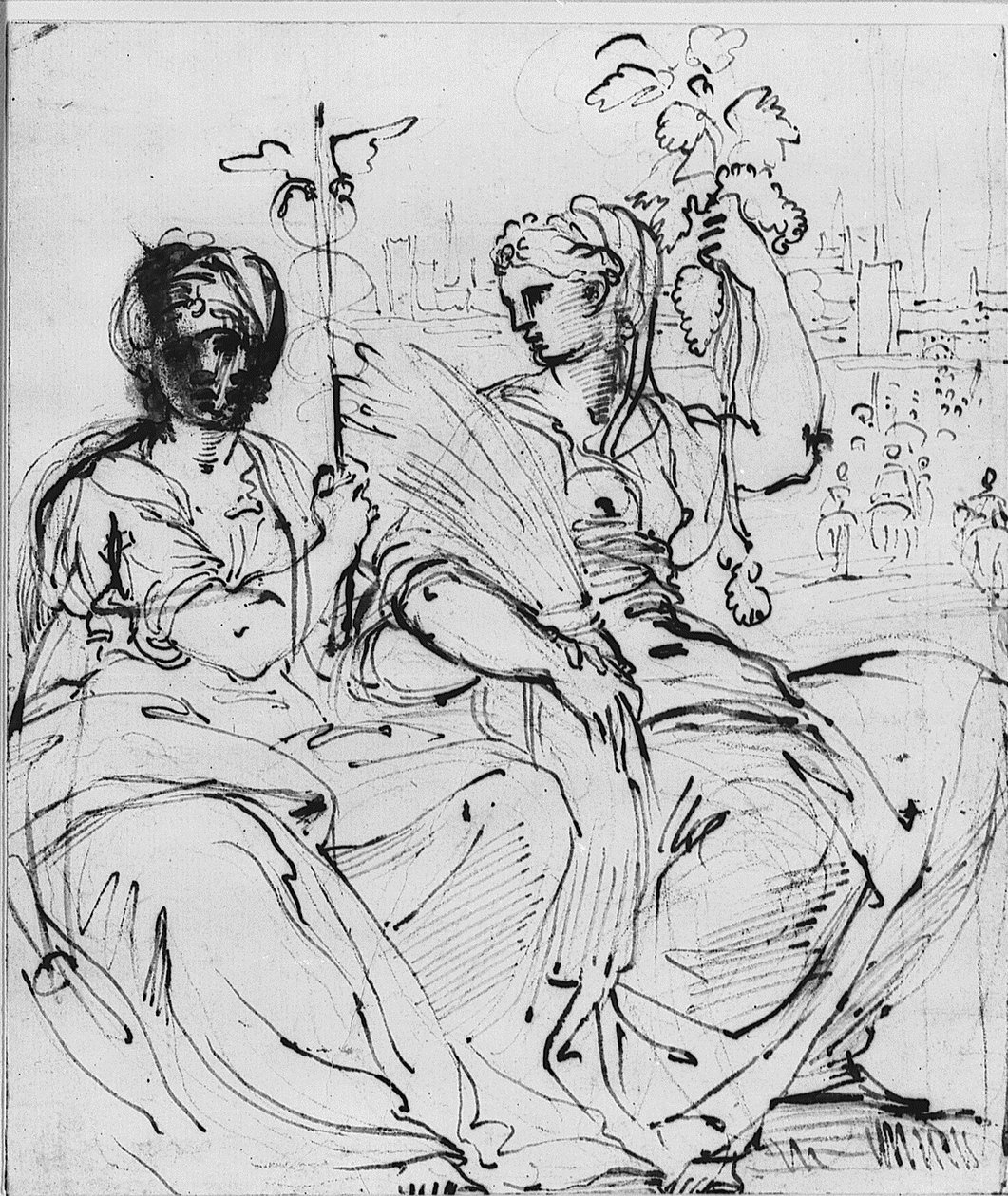Abundância e Felicidade de Annibale Carracci