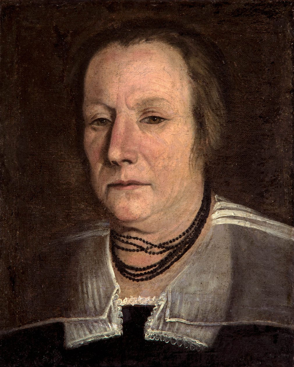 Portait de mulher velha de Annibale Carracci