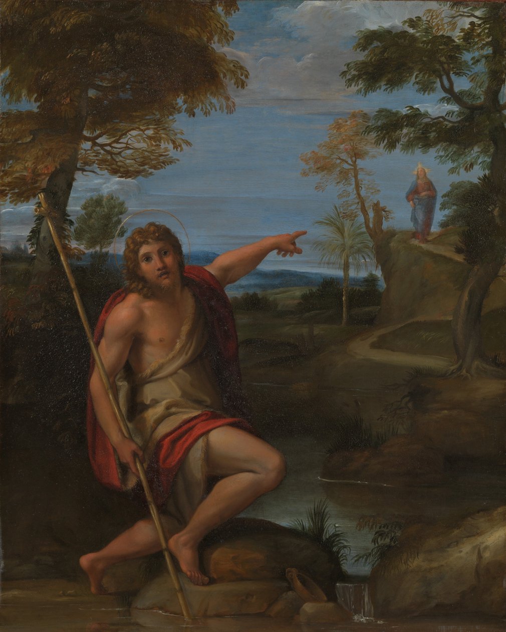 São João Batista dá testemunho de Annibale Carracci