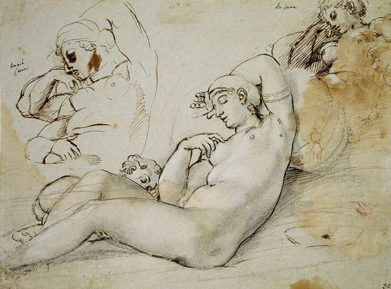 Vênus adormecida de Annibale Carracci