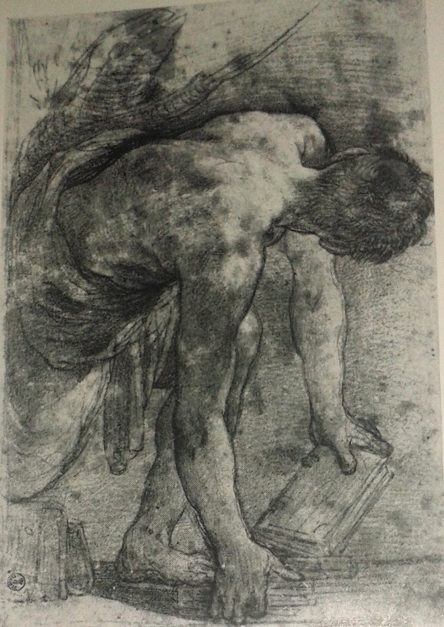 Estudo para o Magnani frieze ferscoes de Annibale Carracci