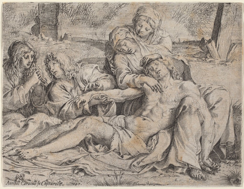 A lamentação de Caprarola de Annibale Carracci