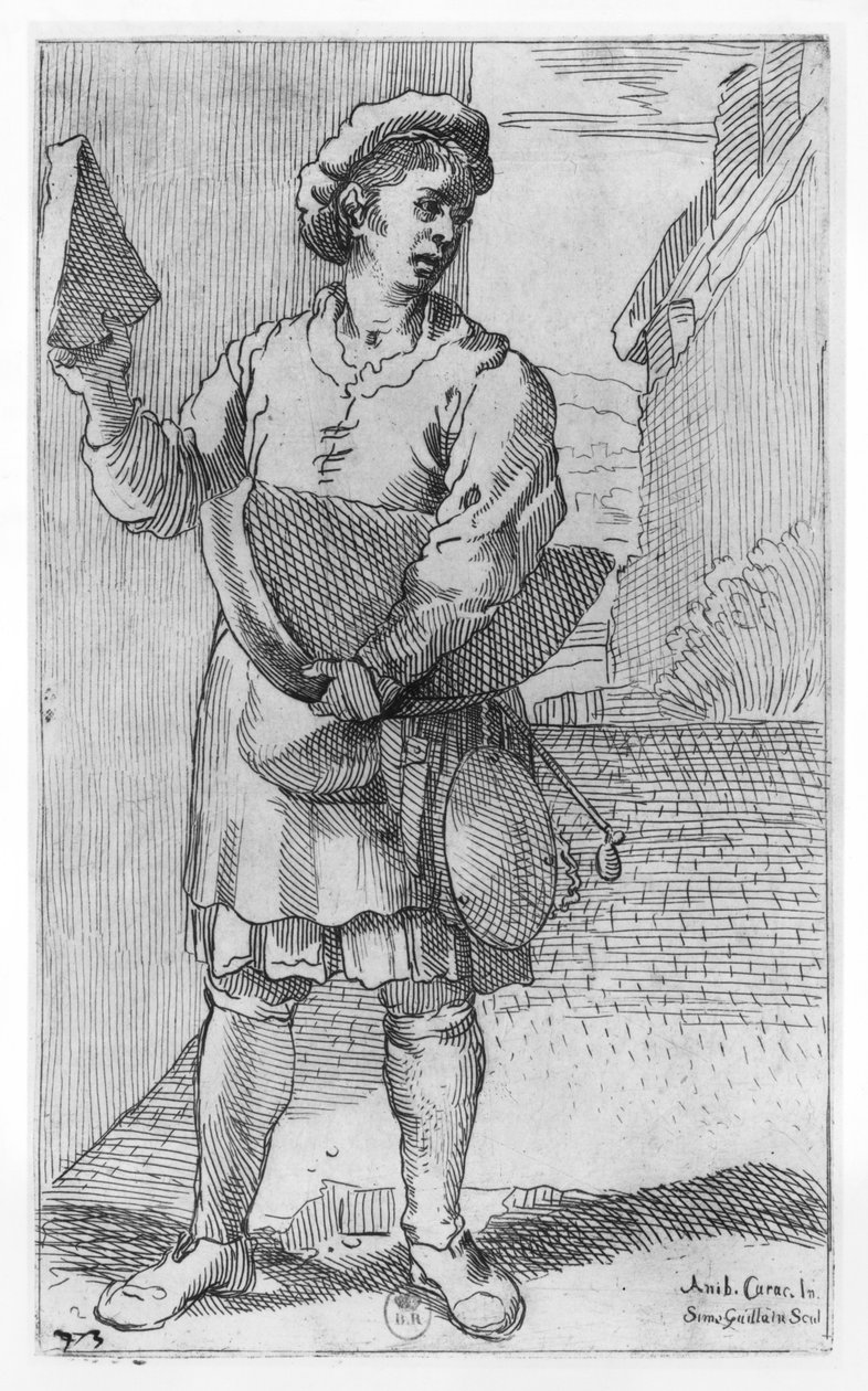 O vendedor de queijo parmesão de Annibale Carracci