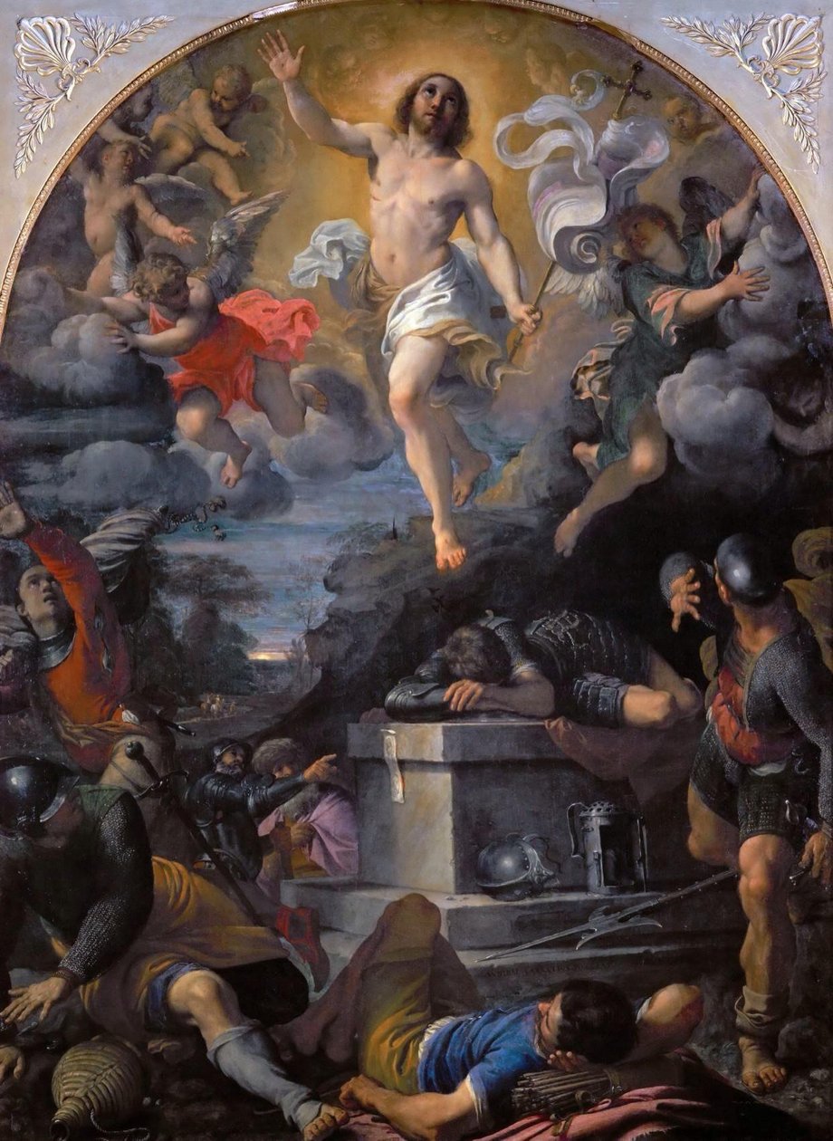 A ressurreição de Cristo de Annibale Carracci