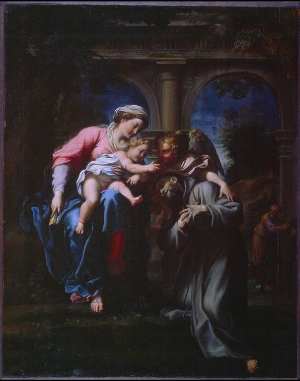 A visão de São Francisco de Annibale Carracci