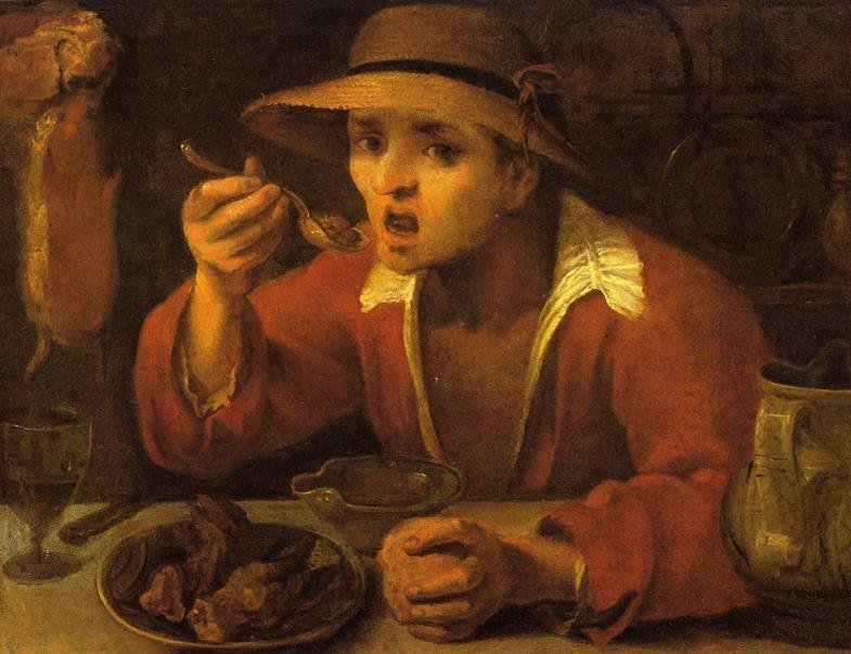 O comedor de feijão de Annibale Carracci