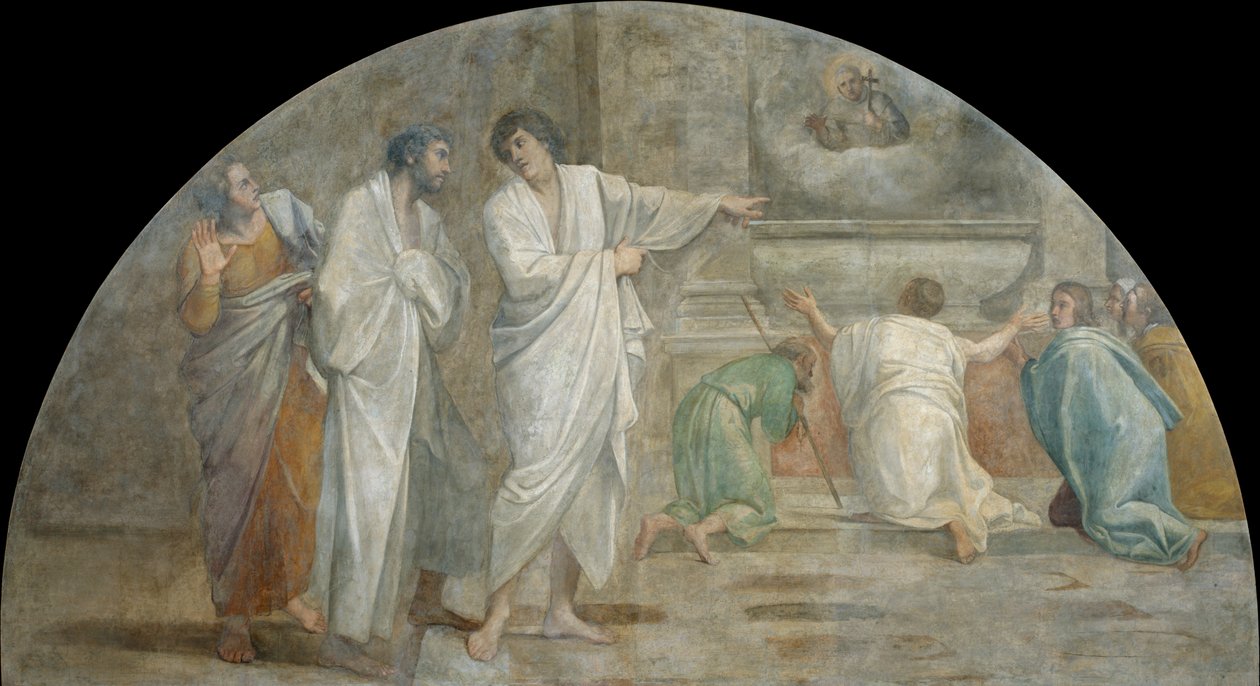 Aparição de São Didaco sobre o seu sepulcro de Annibale Carracci
