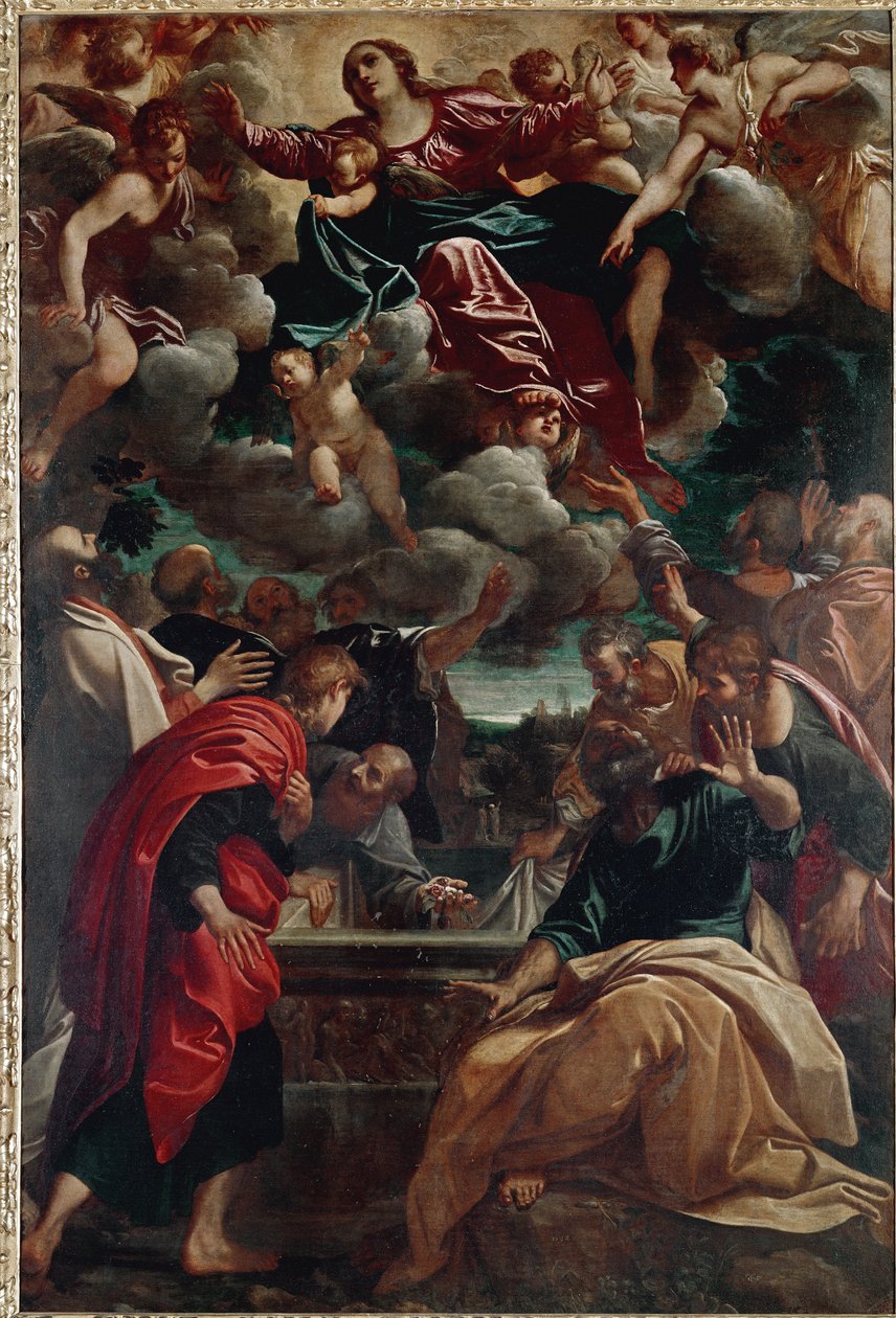 Assunção da Virgem (óleo sobre tela de Annibale Carracci