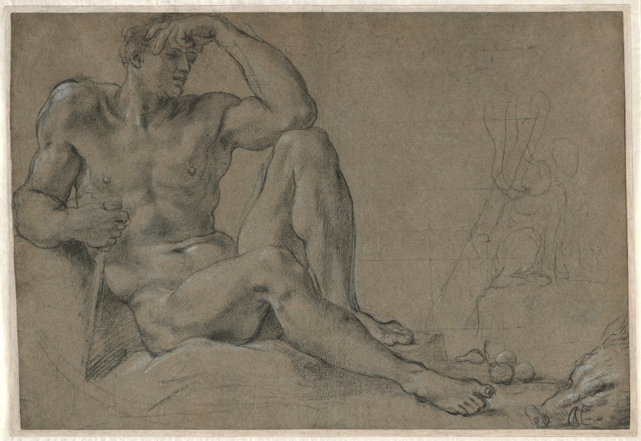 Descanso de Hércules (reto) de Annibale Carracci
