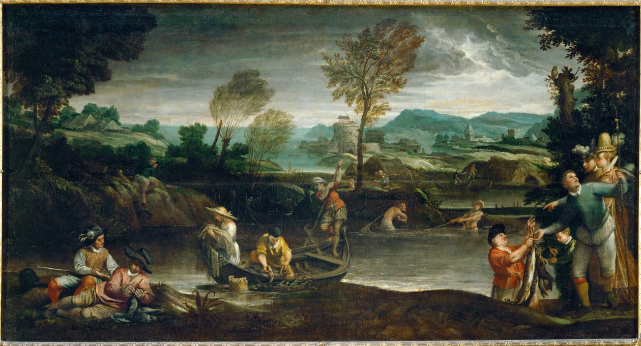 La peche - pesca, pendente de 40-08-05/41 ... de Annibale Carracci
