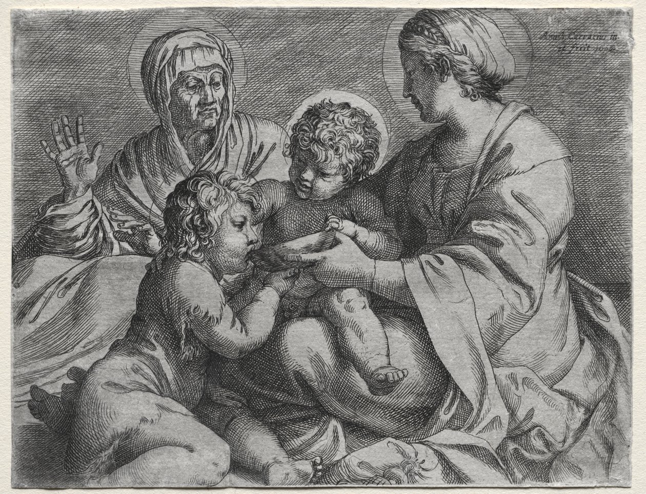 Madonna com a tigela de Annibale Carracci