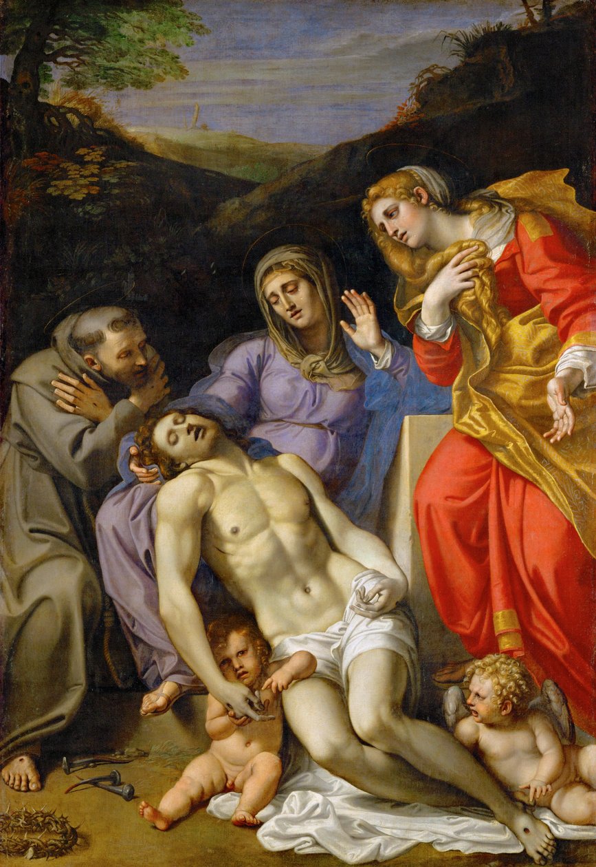 Pieta ... de Annibale Carracci