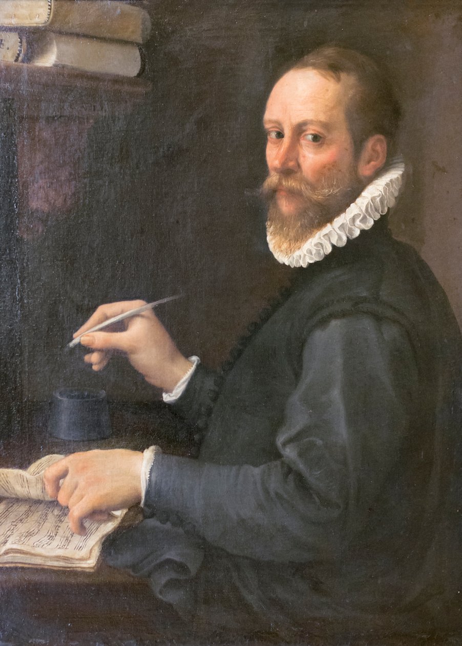 Retrato de um músico de Annibale Carracci