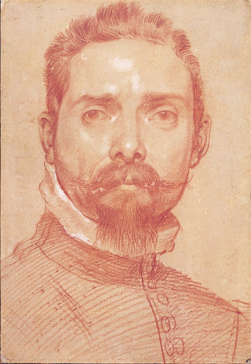 Retrato do alaúde Giulio Mascheroni, ca 1594 de Annibale Carracci