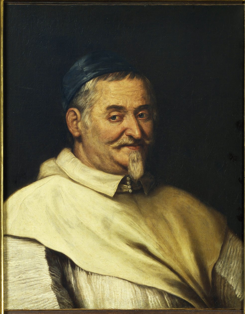 Retrato do monge "Rocchettino". Pintura de Annibale Carracci, conhecido como Carrache (1560-1609). Museu Uffizi, Florença de Annibale Carracci