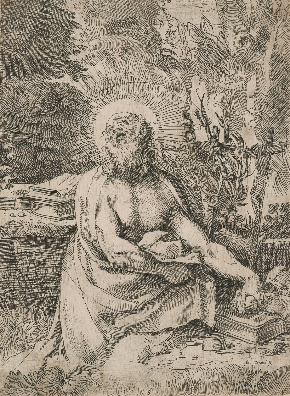 São Jerónimo no Deserto de Annibale Carracci