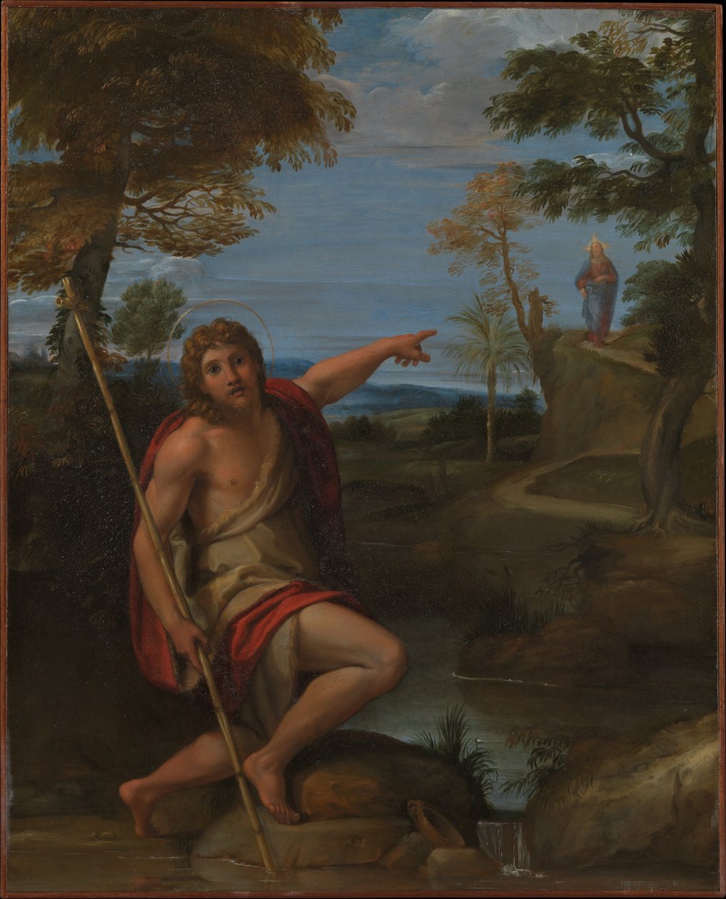 São João Batista a dar testemunho de Annibale Carracci