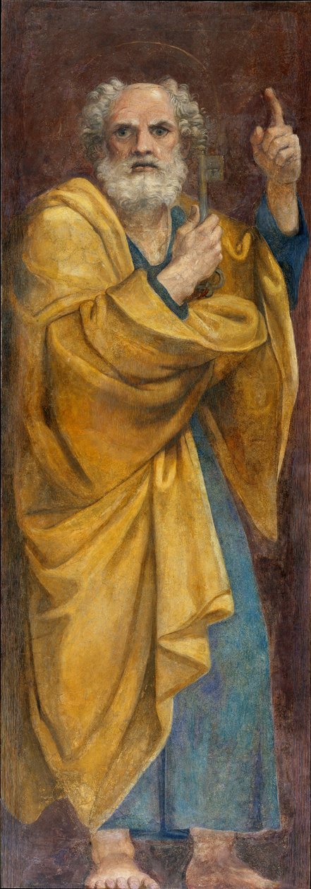 São Pedro - Pintura de Annibale Carracci (Annibal Carrache de Annibale Carracci